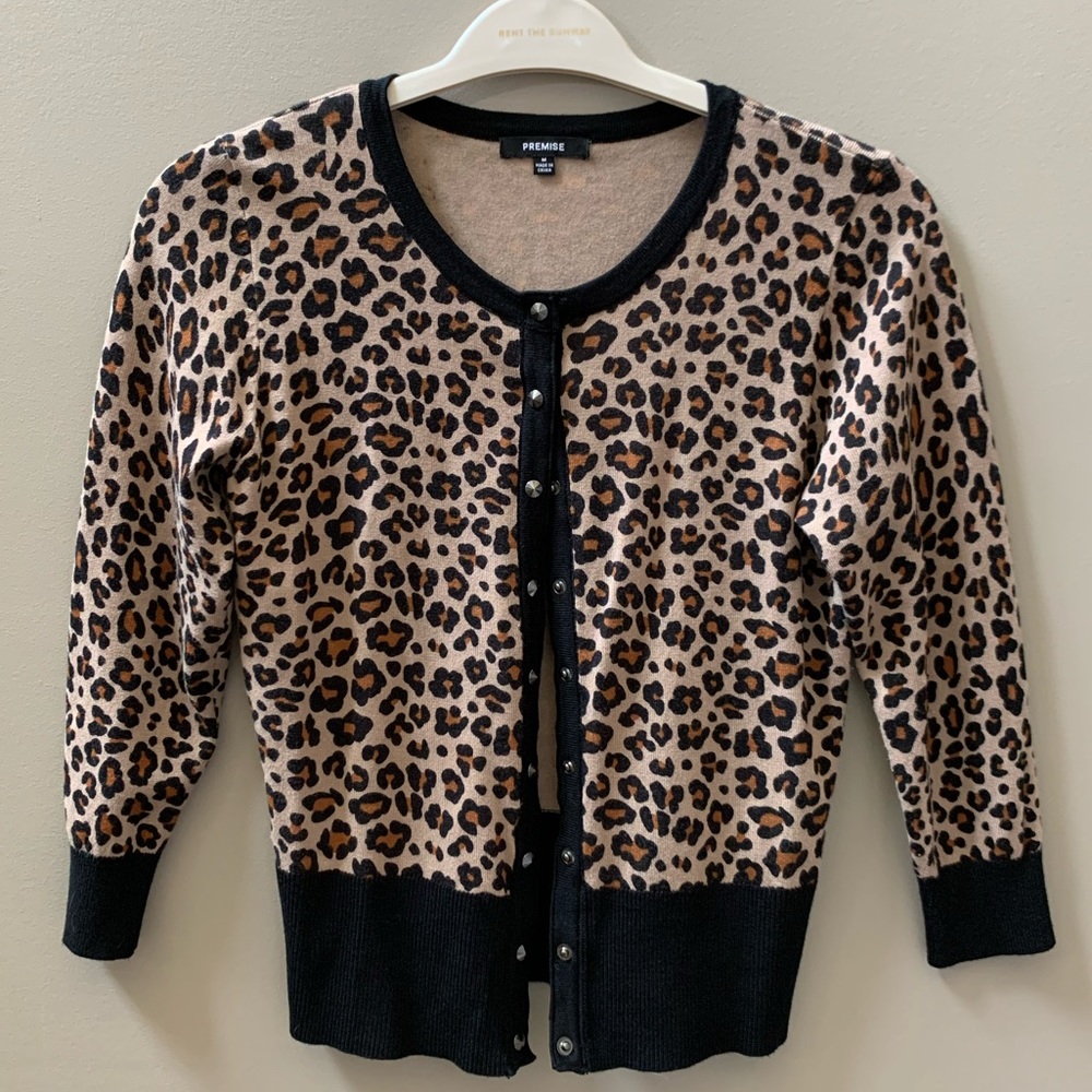 Premise Leopard Cardigan